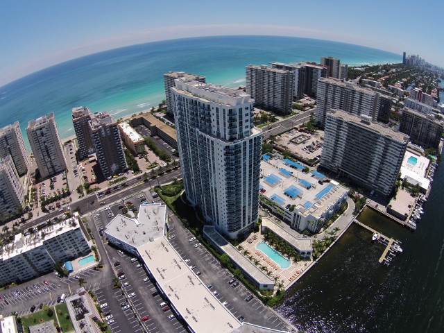 Waterfront ocean access condo in Hollywood and Hallandale Florida