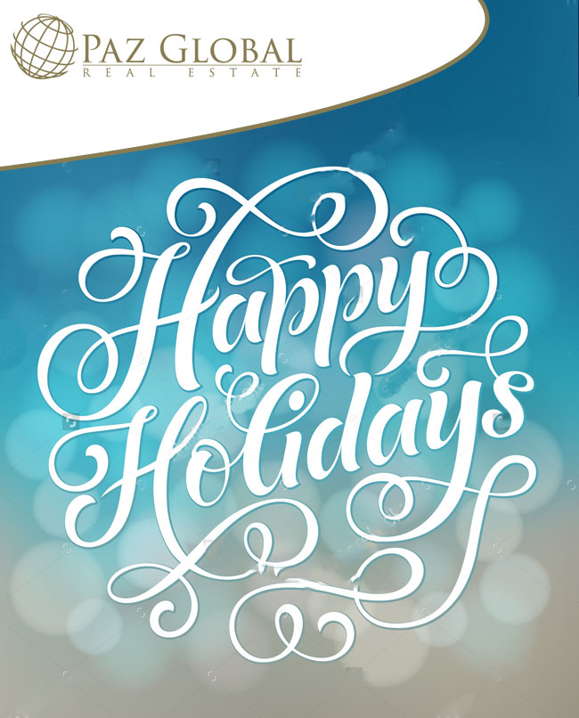 Happy Holidays Paz Global Real Estate